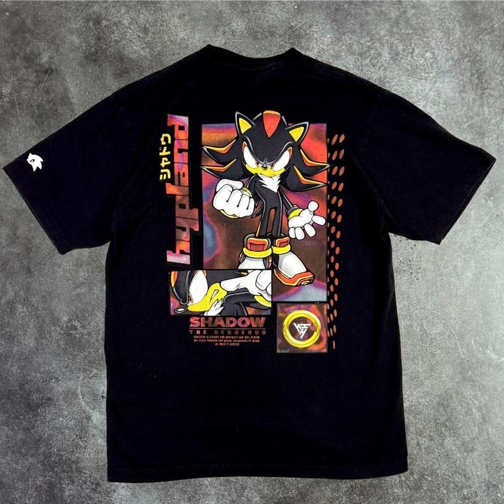 Black Hypland x  Sonic the Hedgehog Shadow of the Hedgehog tee